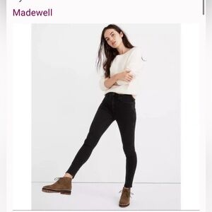 Madewell 10" High Rise Skinny Jeans size 26P